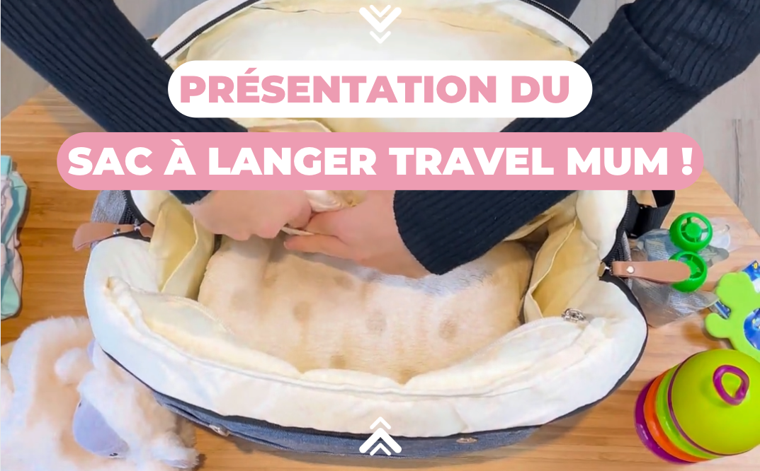 Charger la vidéo : Présentation Sac à Langer Travel Mum™
